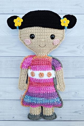 Little Girl Doll Kawaii Cuddler® Crochet Pattern