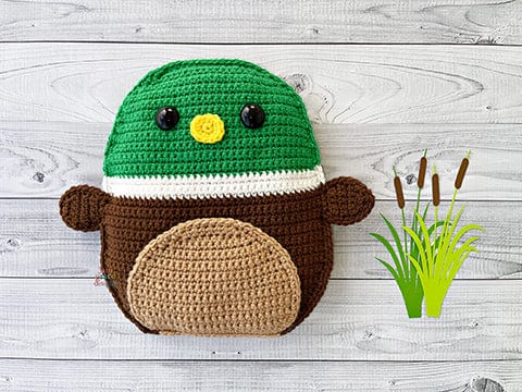 Mallard Duck Squish Kawaii Cuddler® Crochet Pattern