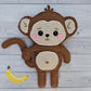 Monkey Kawaii Cuddler® Crochet Pattern