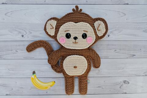 Monkey Kawaii Cuddler® Crochet Pattern