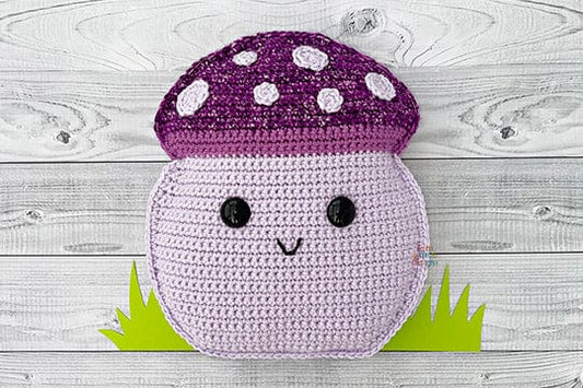Mushroom Squish Kawaii Cuddler® Crochet Pattern