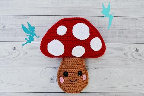 Mushroom Kawaii Cuddler® Crochet Pattern