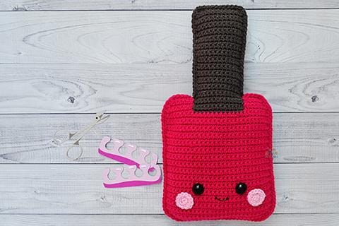 Nail Polish Kawaii Cuddler® Crochet Pattern