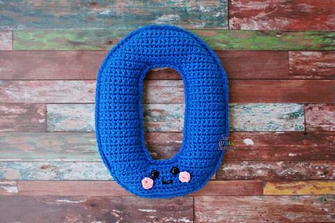 Number 0 Zero Kawaii Cuddler® Crochet Pattern