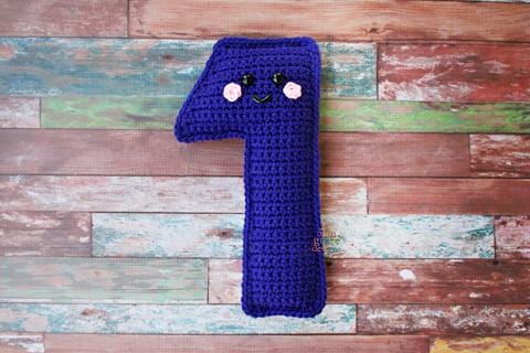 Number 1 One Kawaii Cuddler® Crochet Pattern