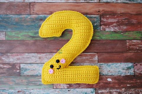 Number 2 Two Kawaii Cuddler® Crochet Pattern