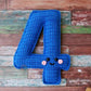Number 4 Four Kawaii Cuddler® Crochet Pattern