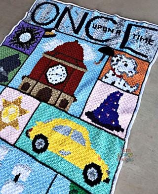Once Upon A Time C2C Crochet Graphgan Blanket
