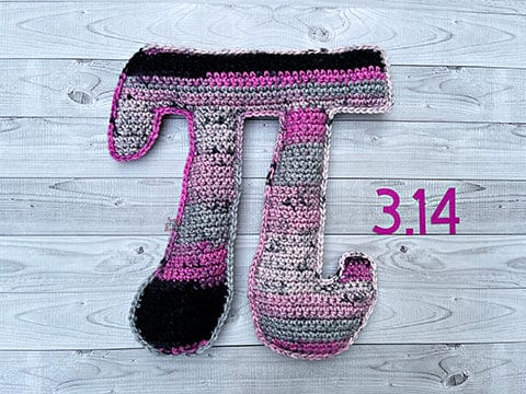 Pi Symbol Kawaii Cuddler® Crochet Pattern