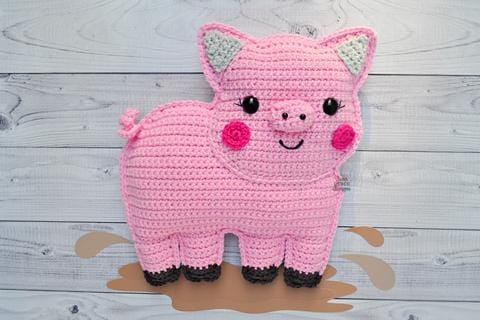 Pig Kawaii Cuddler® Crochet Pattern