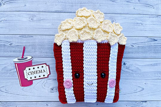 Popcorn Kawaii Cuddler® Crochet Pattern