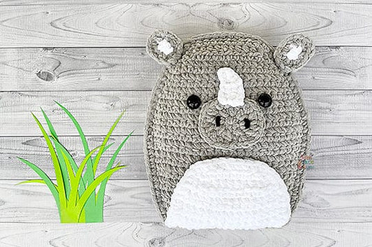Rhino Squish Kawaii Cuddler® Crochet Pattern