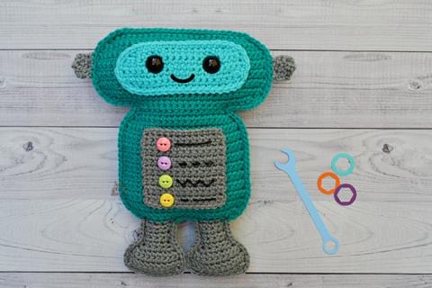 Robot Kawaii Cuddler® Crochet Pattern