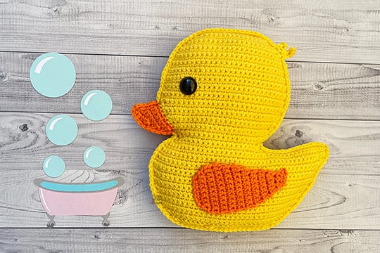 Rubber Ducky Kawaii Cuddler® Crochet Pattern