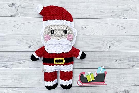 Santa Claus Kawaii Cuddler® Crochet Pattern