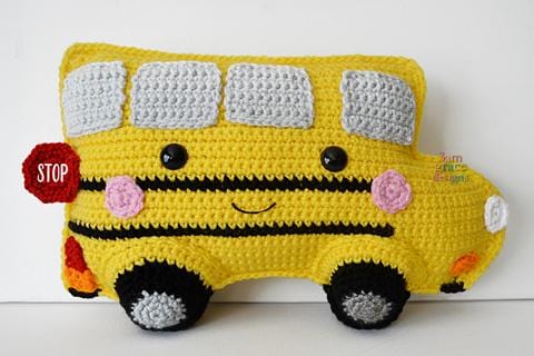 School Bus Kawaii Cuddler® Crochet Pattern