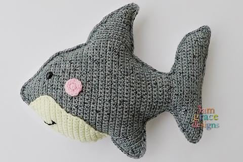 Shark Kawaii Cuddler® Crochet Pattern