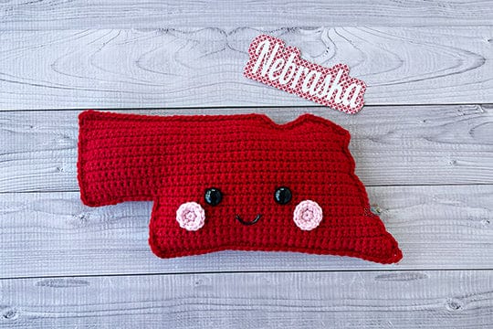 State of Nebraska Kawaii Cuddler® Crochet Pattern