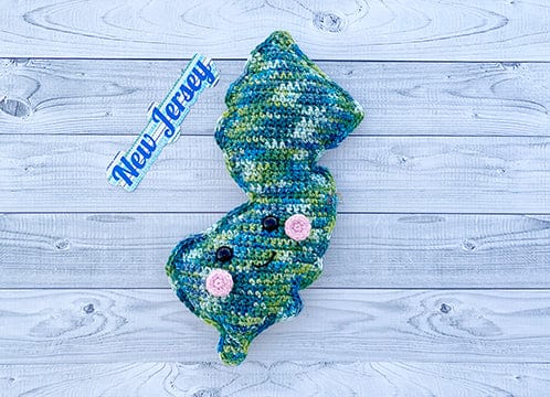 State of New Jersey Kawaii Cuddler® Crochet Pattern