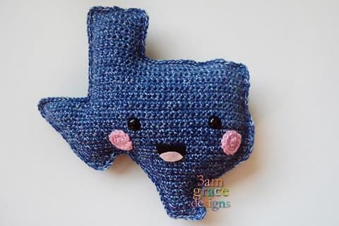 State of Texas Kawaii Cuddler® Crochet Pattern