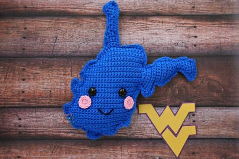 State of West Virginia Kawaii Cuddler® Crochet Pattern