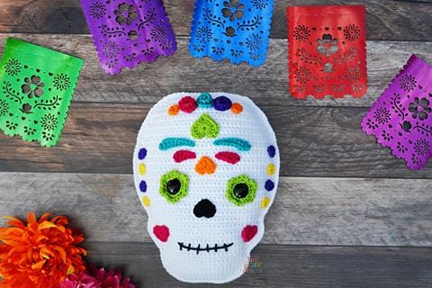 Sugar Skull Kawaii Cuddler® Crochet Pattern