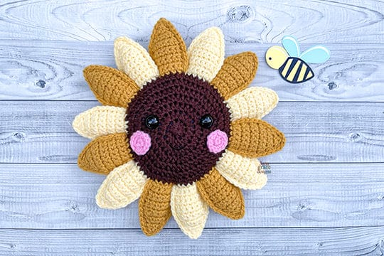 Sunflower Kawaii Cuddler® Crochet Pattern
