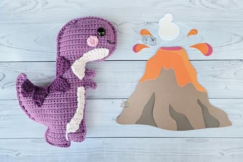 T-Rex Kawaii Cuddler® Crochet Pattern