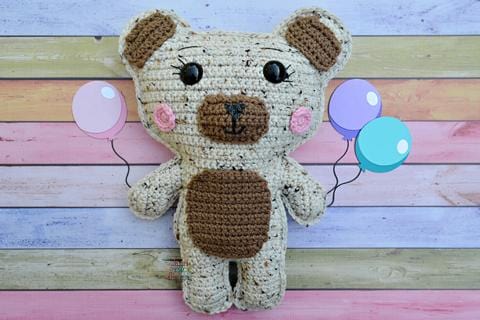 Teddy Bear Kawaii Cuddler® Crochet Pattern