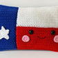 Texas State Flag Kawaii Cuddler® Crochet Pattern