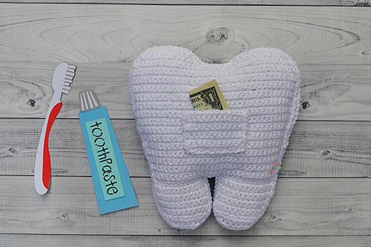 Tooth Kawaii Cuddler® Crochet Pattern