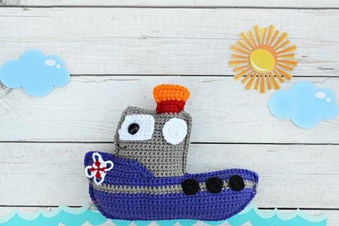 Tugboat Kawaii Cuddler® Crochet Pattern