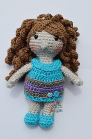 Girl Doll Amigurumi Crochet Pattern